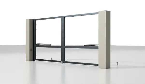 Скидка 10% на алюминиевые ворота без заполнения 