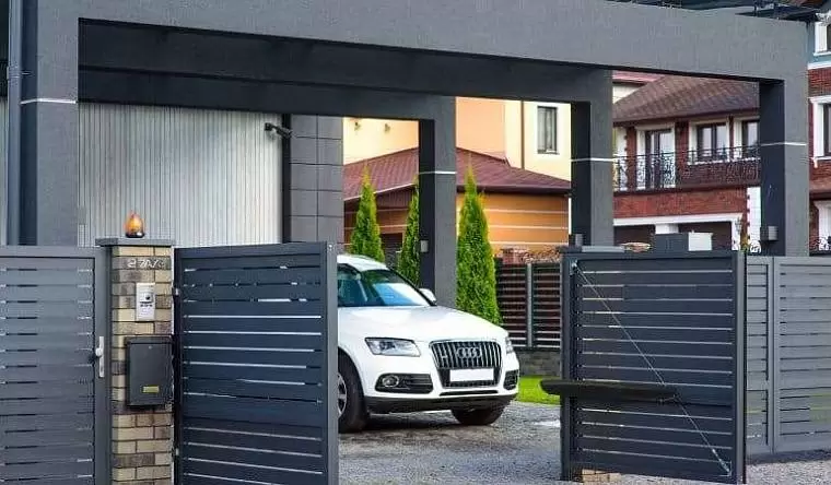 Распашные ворота в Солигорске