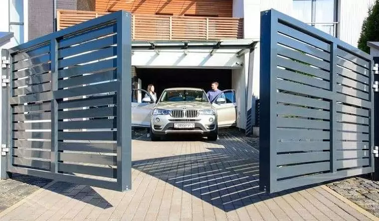 Распашные ворота в Солигорске