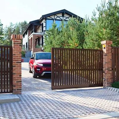 Раздвижные ворота, профиль 37 Раздвижные ворота, профиль 37